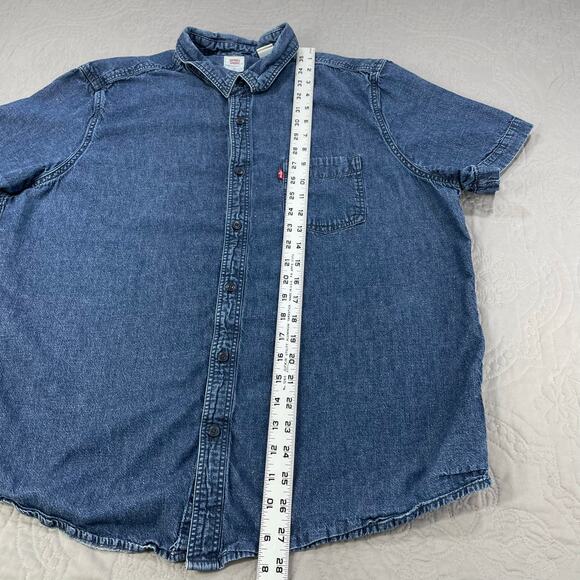 Levi's Blue Button Down Shirt - Picture 8 of 9
